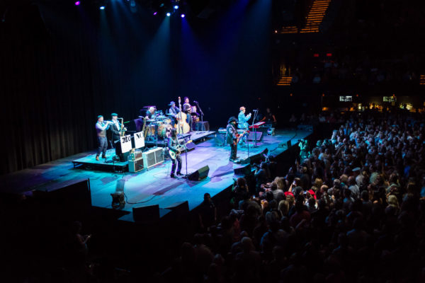 The Mavericks playing at The Moody Theater photographed from stage right