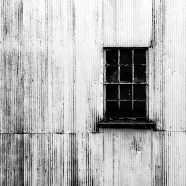 The Window or a Whiskey Distillery in Black and White